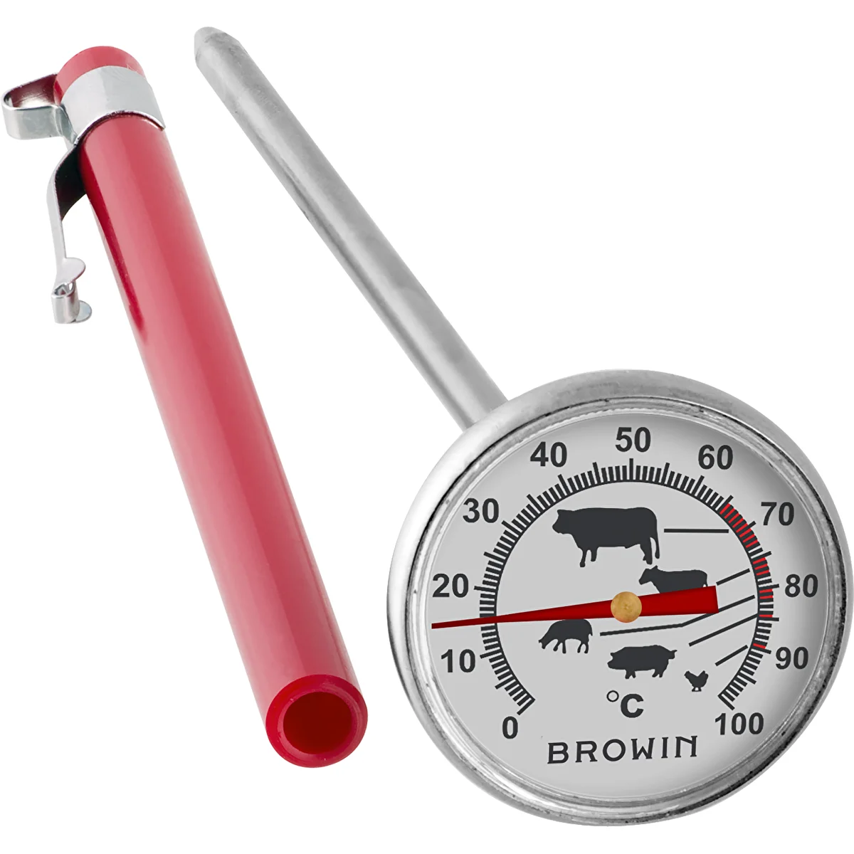 Kuhinjski termometar s grafikom (0°C do +100°C) 12,5cm