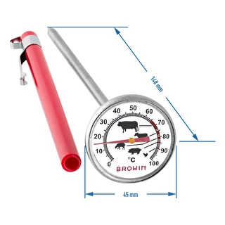 Kuhinjski termometar s grafikom (0°C do +100°C) 12,5cm – photo 2