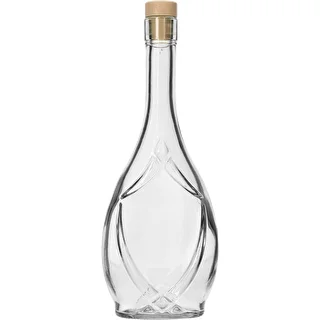 Ukrasna boca ICONA 500 ml, s čepom u obliku gljive, 1 kom.