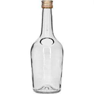 Boca GLORIA 0,5 L, sa zlatnim navojnim čepom fi 28, 1 kom.