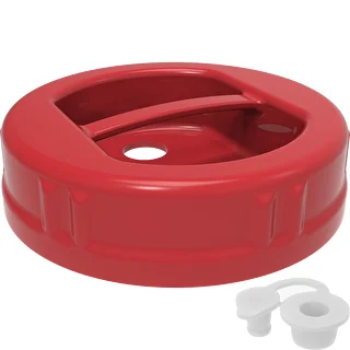 Plastični poklopac fi 100 twist-off s otvorom i čepom