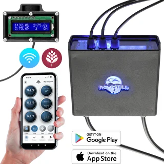 Komplet hawkSTILL Wi‑Fi IQ – destilacijski termometar s Wi‑Fi i zaslonom