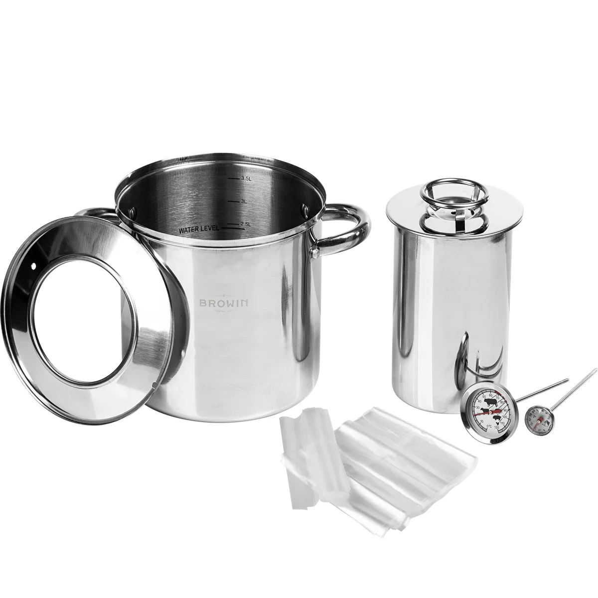 Set s vodenom košuljicom – šunkovar 1,5 kg + lonac