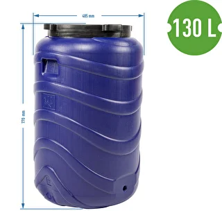 Bačva za kiseljenje 130 L plava – photo 9