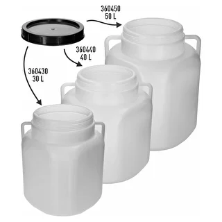 Navojni poklopac za kvadratne bačve 30, 40 i 50 L, Ø 22 cm – photo 3