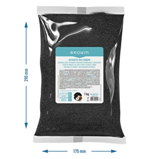 Activated Duo Carbon - mješavina aktivnog kamenog (mineralnog) i kokosovog ugljena, 1 kg, za 60 L – photo 7