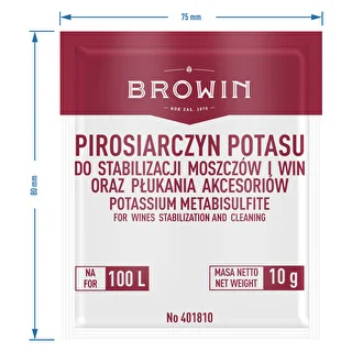 Kalijev pirosulfit 10 g – photo 3