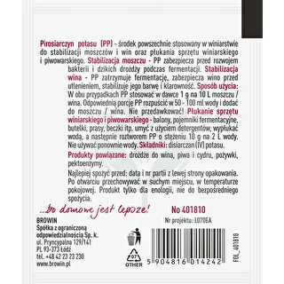 Kalijev pirosulfit 10 g – photo 2