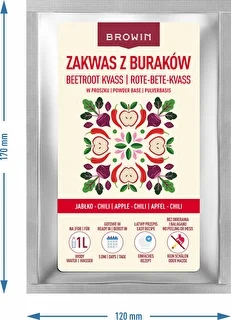 Kvas od cikle u prahu, jabuka – čili, 36 g – photo 3