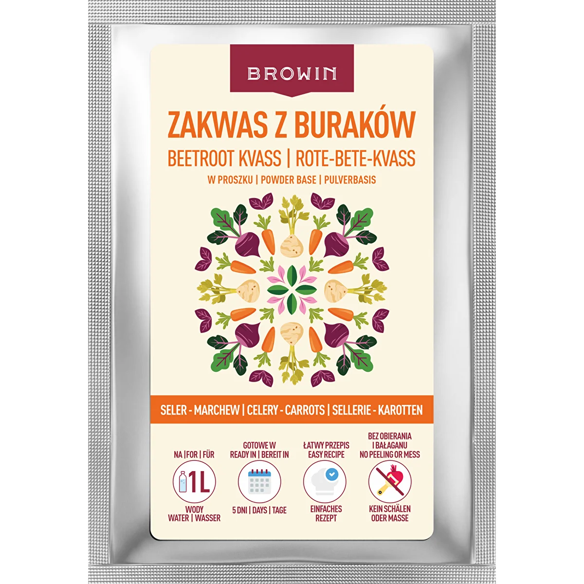 Zakwas od cikle u prahu s celerom i mrkvom, 36 g