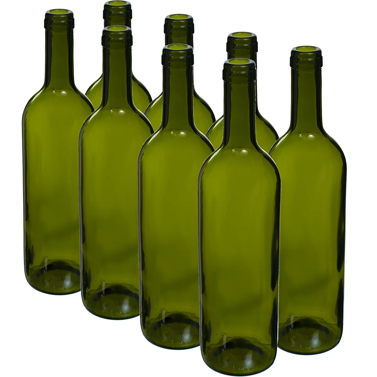Olivna boca za vino 0,75 L - paket 8 kom.