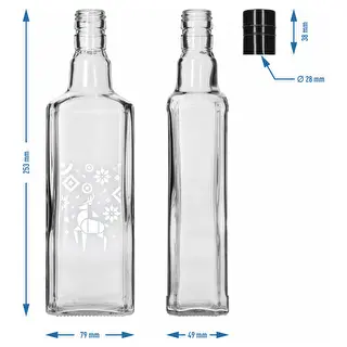 Boca Tynktura, 500 ml s navojnim čepom - Božićni sob – photo 5