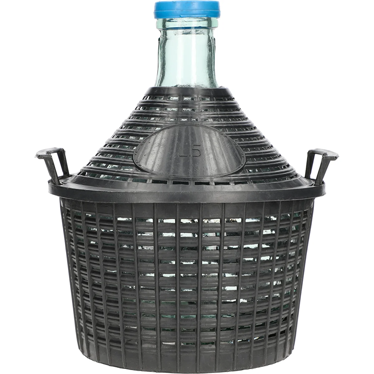 Balon za vino 5 L u plastičnoj košari