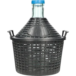 Balon za vino 5 L u plastičnoj košari – photo 1