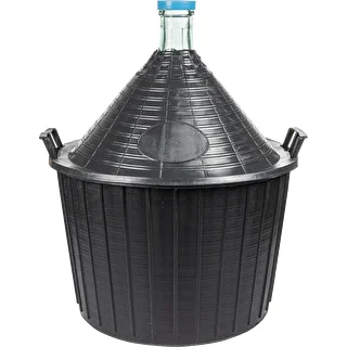 Balon za vino 54 L u plastičnoj košari – photo 1