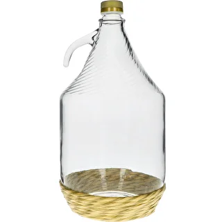 Demižon Dama 5L u omotu, s čepom – photo 2