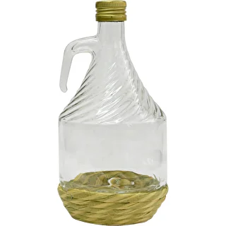 Demižon Dama 1L u opletu, s čepom – photo 1