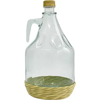 Demižon Dama 3 l u opletu, s čepom – photo 1