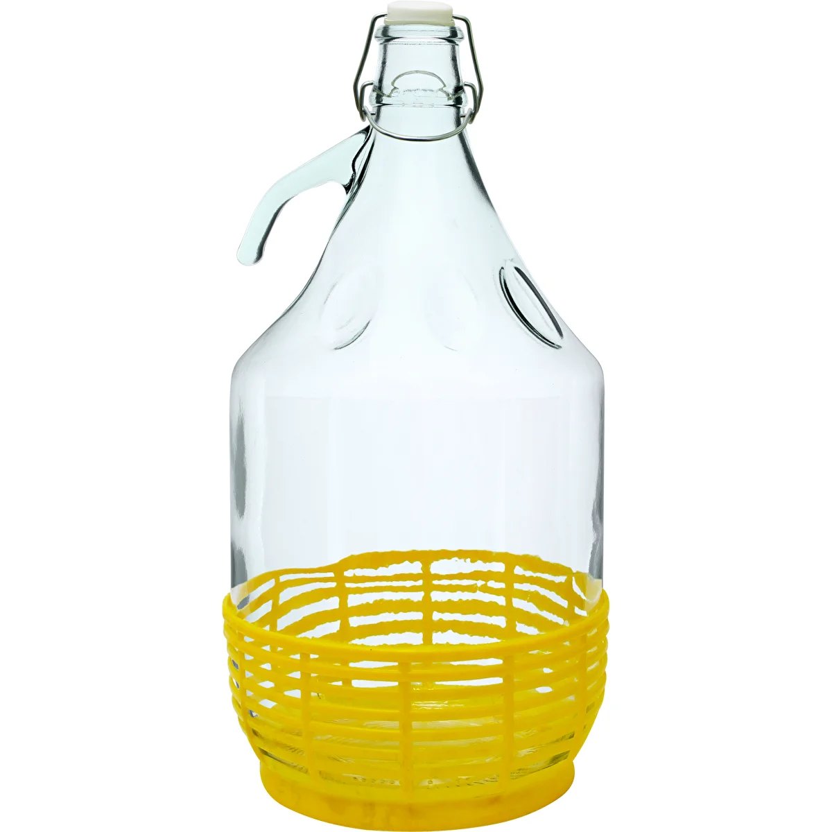 Dama boca 5 L - plastična košara, žičani zatvarač