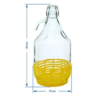 Dama boca 5 L - plastična košara, žičani zatvarač – photo 2