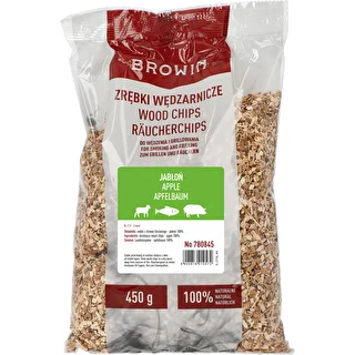 Sječka za dimljenje/roštiljanje, JABUKA - 450 g, kl. 2