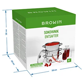 Parni sokovnik od nehrđajućeg čelika, 8 l – photo 7