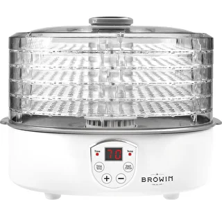 Sušilica za gljive, voće, povrće i bilje s regulacijom temp, 240W, prozirna
