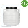 Bačva za kiseljenje 10L - bijela, ručke - 8 