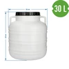 Bačva za kiseljenje 30L - bijela, ručke - 8 