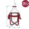 Balon za vino lagan, nelomljiv, s remenima, 25 L - 6 