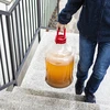 Balon za vino lagan, nelomljiv, s ručkom, 15 L - 15 