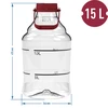 Balon za vino lagan, nelomljiv, s ručkom, 15 L - 6 