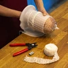 Bijela mreža za dimljenje 22 cm x 4 m do 220°C - 4 