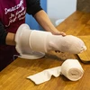 Bijela mrežica za mesne proizvode dimenzija 12,5 cm x 5 m, s toplinskom otpornošću do 220°C - 4 