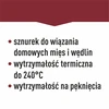 Bijeli pamučni mesarski konac (240°C) 55 m - 11 