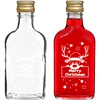Boca 200 ml s poklopcem, blagdanski tisak - sob, 6 kom. - 3 
