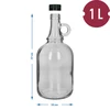 Boca Gallone 1L bez pletenice, s čepom - 4 