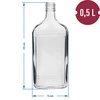 Boca Pljoska 500 ml s čepom, 6 kom. - 11 