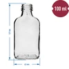 Bočica za likere tipa pljoska 100 ml 10 kom. - 4 