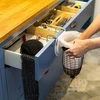 Crna mesarska mrežica dimenzija 18 cm x 5 m, s toplinskom otpornošću do 220°C - 3 
