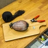 Crna mesarska mrežica dimenzija 18 cm x 5 m, s toplinskom otpornošću do 220°C - 5 