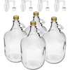 Dama 5 L s navojnim poklopcem, čepom i vrenjačom, 4 kom. ['damižana', ' damižana za vino', ' damižana Dama', ' Dama 5 L', ' balon 5 L', ' stakleni balon', ' balon', ' boca Dama 5 L', ' balon za vino', ' damižana za rakiju']