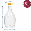 Demijon Dama 5 L PET, s čepom i ručkom - 4 
