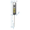 Elektronički kuhinjski termometar, LCD (-50°C do +200°C) - 4 