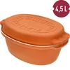 Glazirani rimski lonac 4,5 L (meandri) - 6 