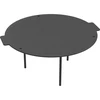 Grill tava, lijevano željezo, fi 44 cm - 3 