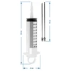 Injektor 100 ml + 2 igle - 10 