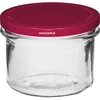 Jednostavna staklenka 235 ml (fi82) s bordo poklopcem 6 kom. - 2 