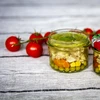 Jednostavna staklenka 235 ml (fi82) s crnim poklopcem 6 kom. - 6 