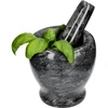 Kuhinjsko mramorno tucalo, crno, fi 10,5 cm - 8 